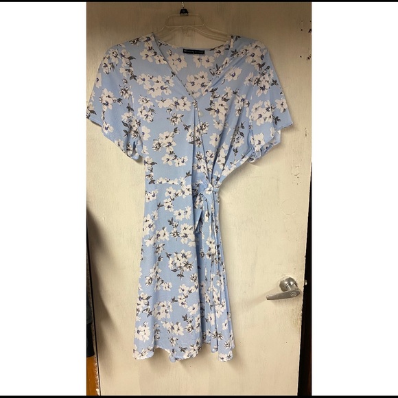 Fashion to Figure Light Blue Summer Dress - Picture 1 of 3